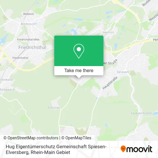 Hug Eigentümerschutz Gemeinschaft Spiesen-Elversberg map