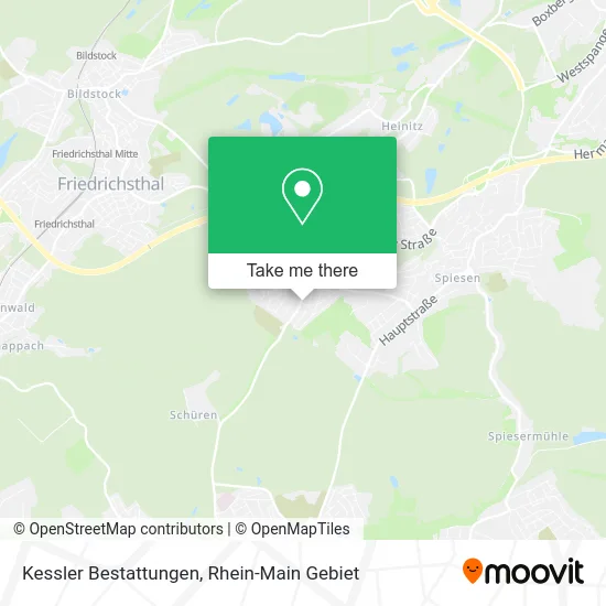 Карта Kessler Bestattungen