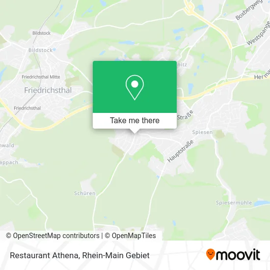 Карта Restaurant Athena
