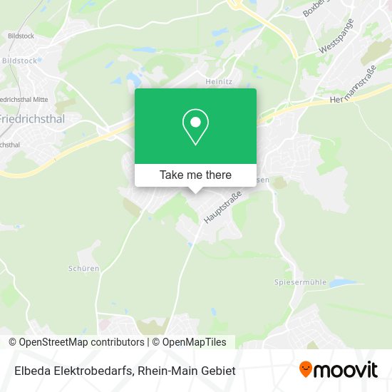 Карта Elbeda Elektrobedarfs