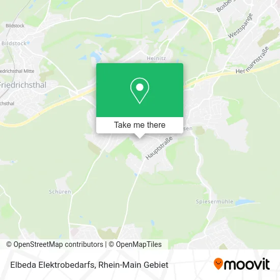 Карта Elbeda Elektrobedarfs