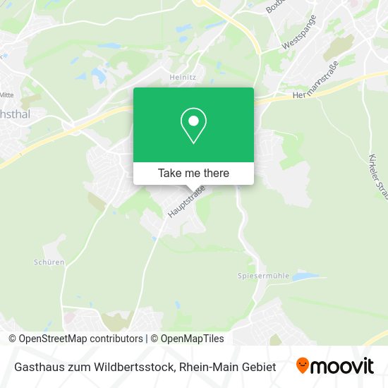 Карта Gasthaus zum Wildbertsstock
