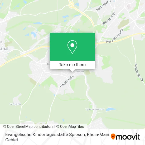 Карта Evangelische Kindertagesstätte Spiesen