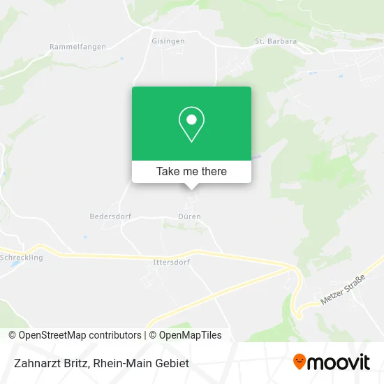 Карта Zahnarzt Britz