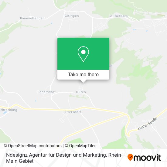 Карта Ndesignz Agentur für Design und Marketing