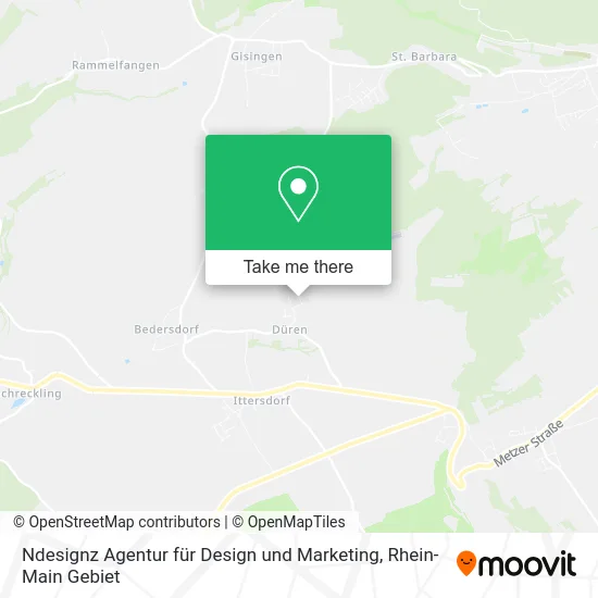 Карта Ndesignz Agentur für Design und Marketing