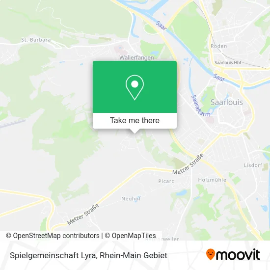 Карта Spielgemeinschaft Lyra