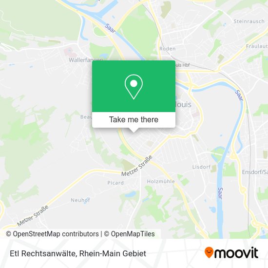 Карта Etl Rechtsanwälte