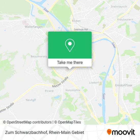 Карта Zum Schwarzbachhof