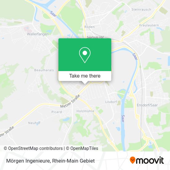 Карта Mörgen Ingenieure