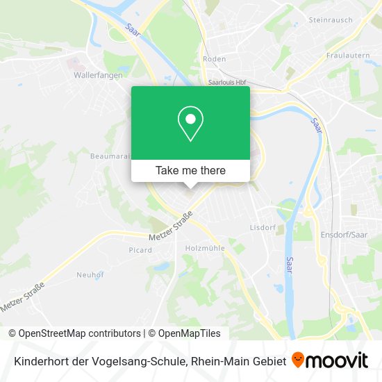 Карта Kinderhort der Vogelsang-Schule