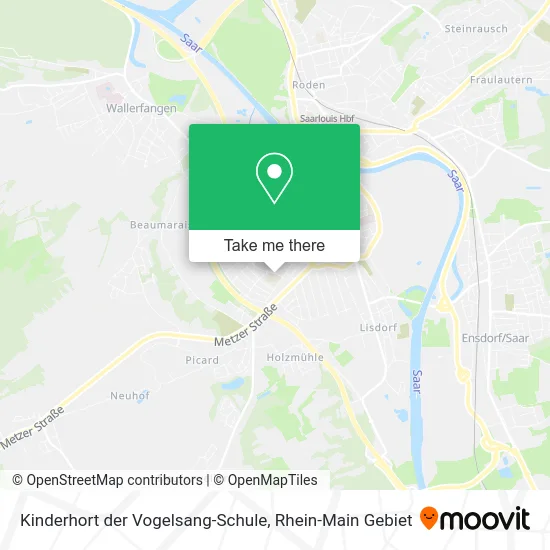 Карта Kinderhort der Vogelsang-Schule