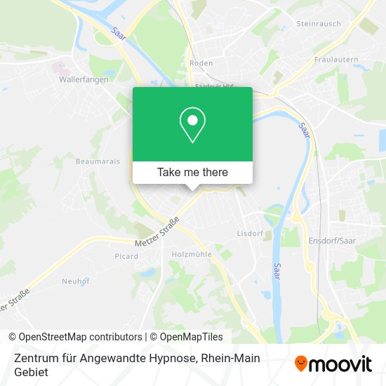 Карта Zentrum für Angewandte Hypnose