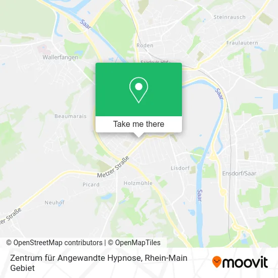 Карта Zentrum für Angewandte Hypnose