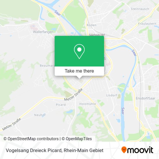Карта Vogelsang Dreieck Picard