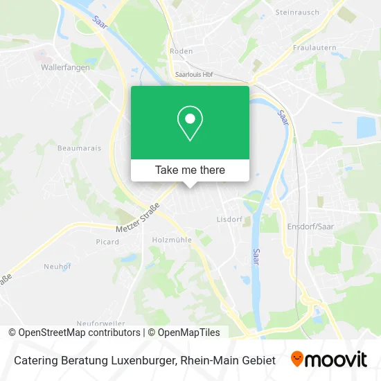 Catering Beratung Luxenburger map
