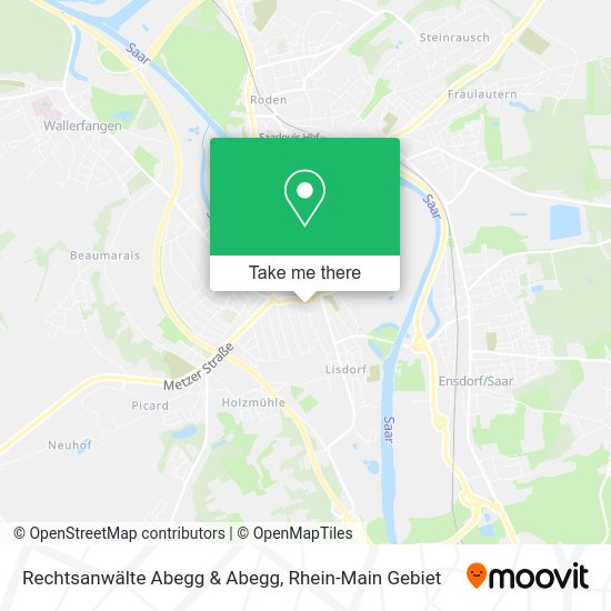Карта Rechtsanwälte Abegg & Abegg