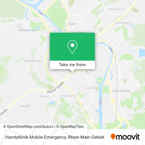 Карта Handyklinik Mobile Emergency