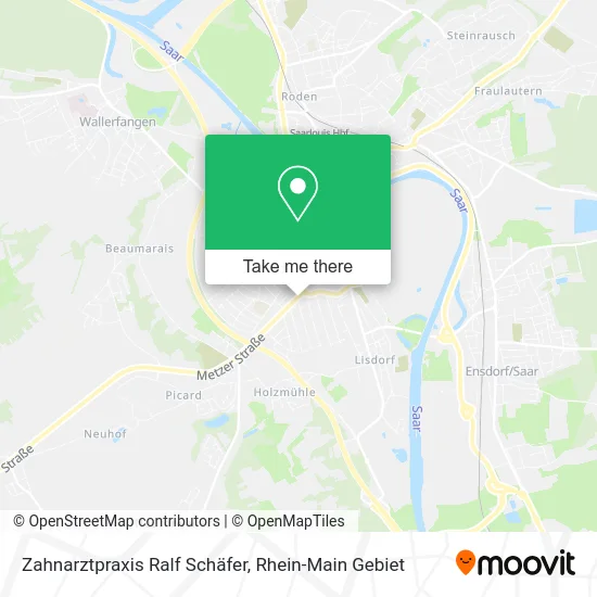 Карта Zahnarztpraxis Ralf Schäfer