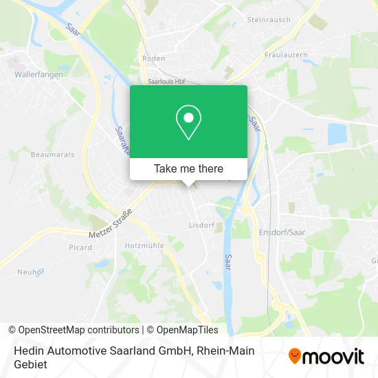 Карта Hedin Automotive Saarland GmbH