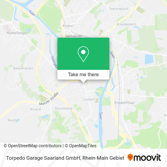 Карта Torpedo Garage Saarland GmbH