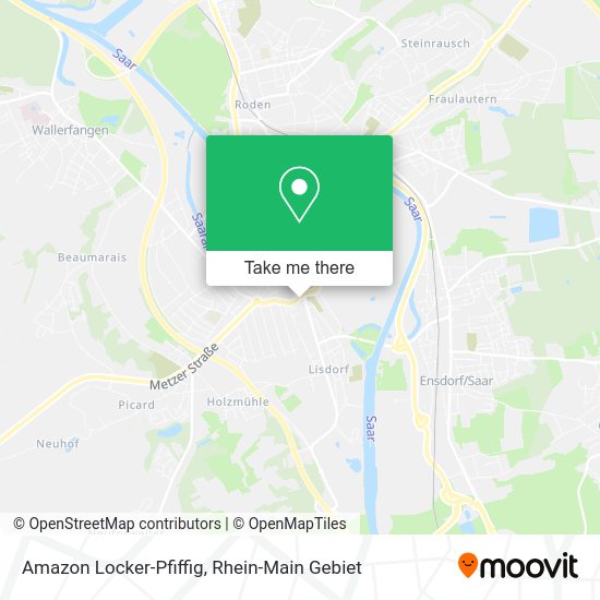 Карта Amazon Locker-Pfiffig
