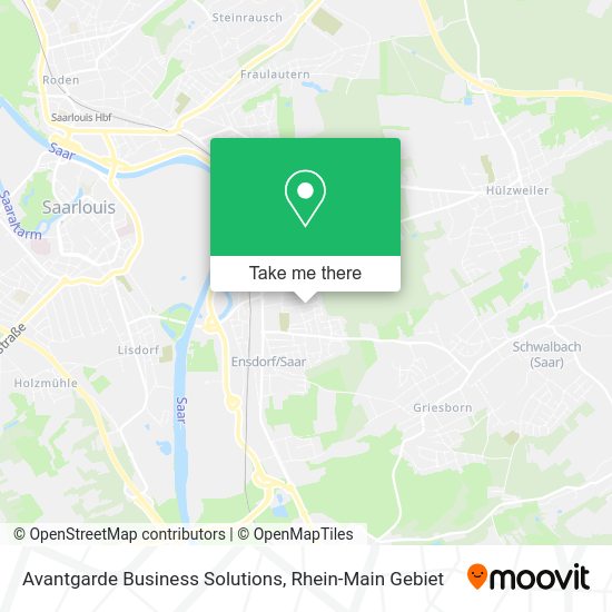 Карта Avantgarde Business Solutions