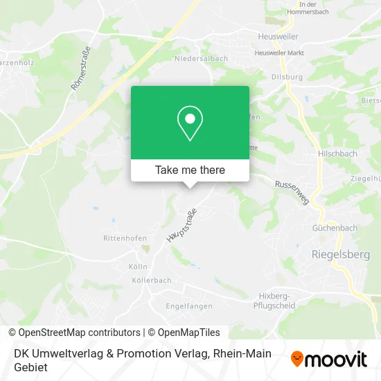 Карта DK Umweltverlag & Promotion Verlag