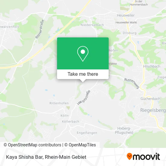 Карта Kaya Shisha Bar