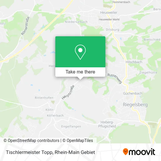 Карта Tischlermeister Topp