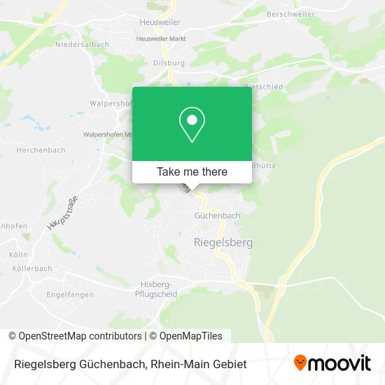 Карта Riegelsberg Güchenbach