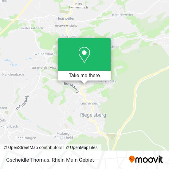 Карта Gscheidle Thomas