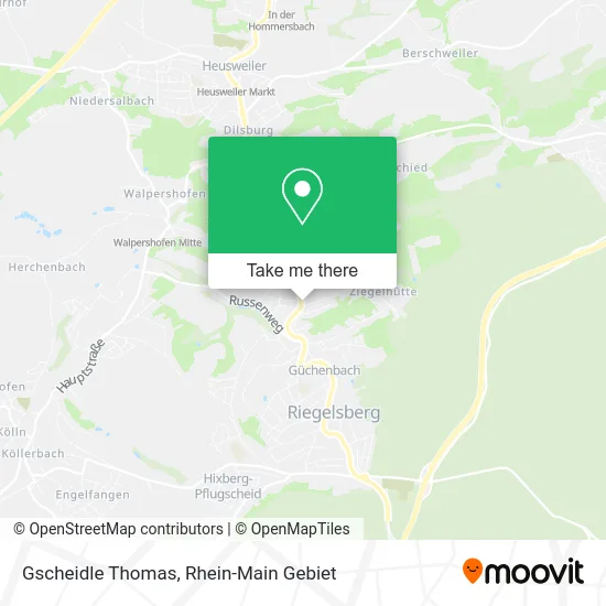 Карта Gscheidle Thomas
