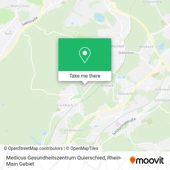 Карта Medicus Gesundheitszentrum Quierschied