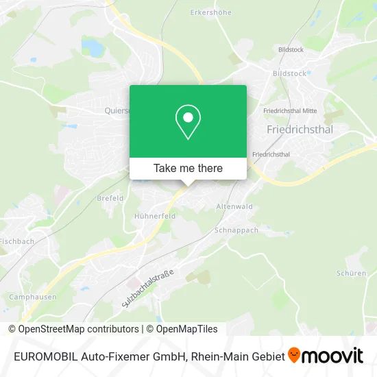 Карта EUROMOBIL Auto-Fixemer GmbH