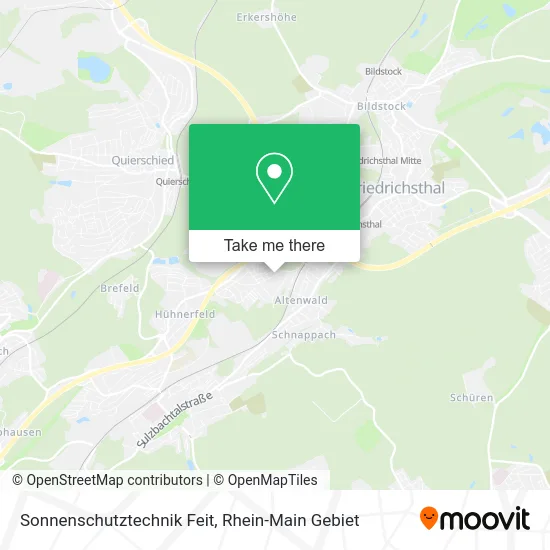 Карта Sonnenschutztechnik Feit