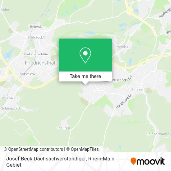 Карта Josef Beck Dachsachverständiger