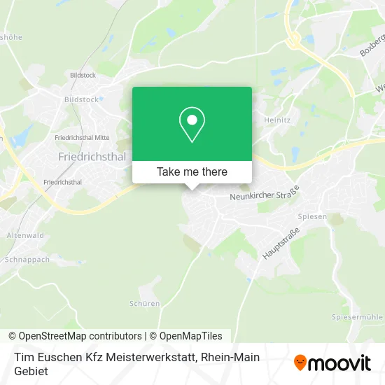 Карта Tim Euschen Kfz Meisterwerkstatt