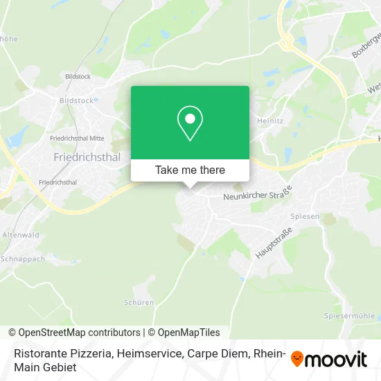 Карта Ristorante Pizzeria, Heimservice, Carpe Diem