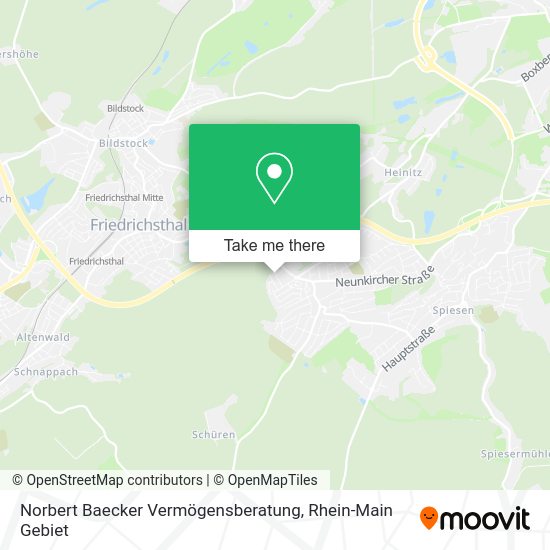 Карта Norbert Baecker Vermögensberatung