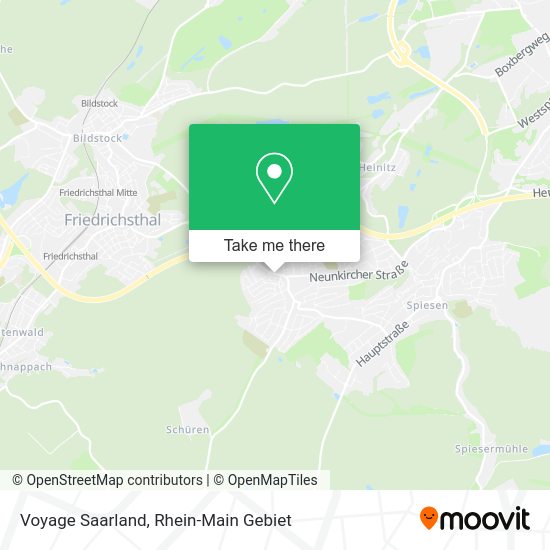Карта Voyage Saarland