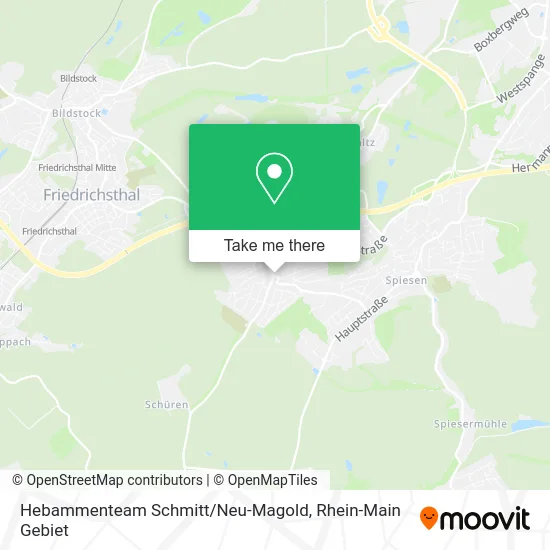 Карта Hebammenteam Schmitt / Neu-Magold