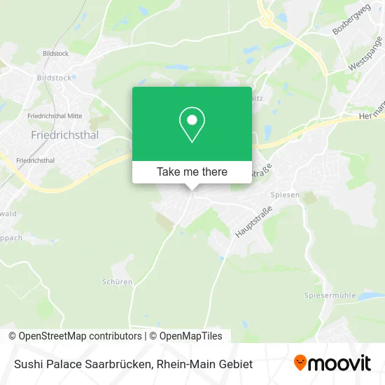 Карта Sushi Palace Saarbrücken