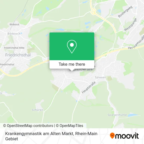 Карта Krankengymnastik am Alten Markt