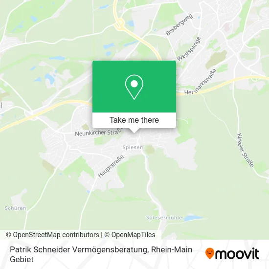 Карта Patrik Schneider Vermögensberatung