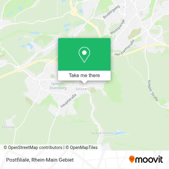 Postfiliale map