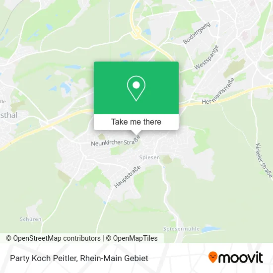 Карта Party Koch Peitler