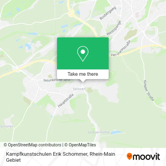 Карта Kampfkunstschulen Erik Schommer