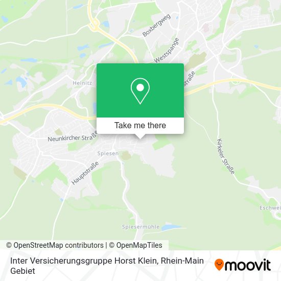 Карта Inter Versicherungsgruppe Horst Klein
