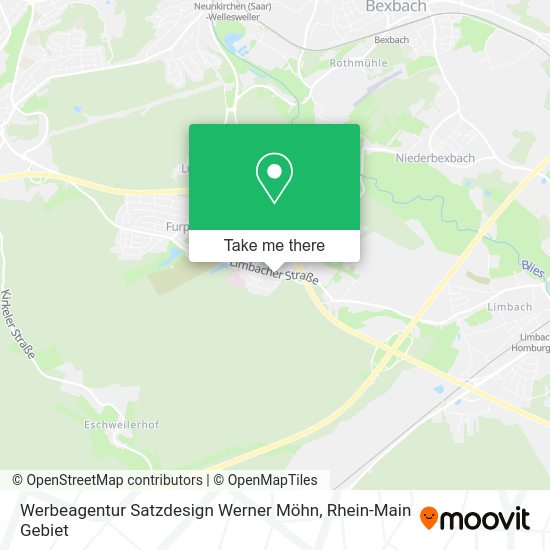 Карта Werbeagentur Satzdesign Werner Möhn